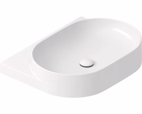 Lavabo RAVAK Yard in Vetroceramica sanitaria bianca 60,5 x 50 x 12,5 cm XJX01260002