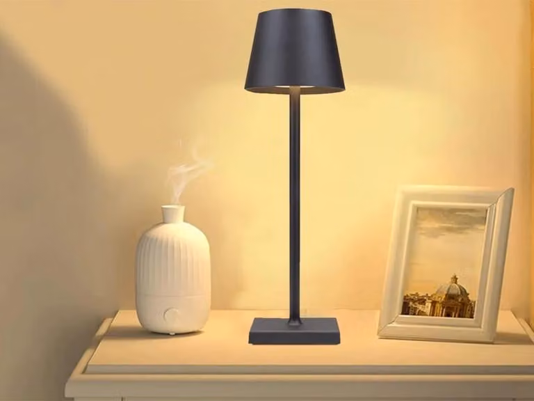 Lampada da tavolo da notte a sfioramento 3 passi in alto senza fili usb
