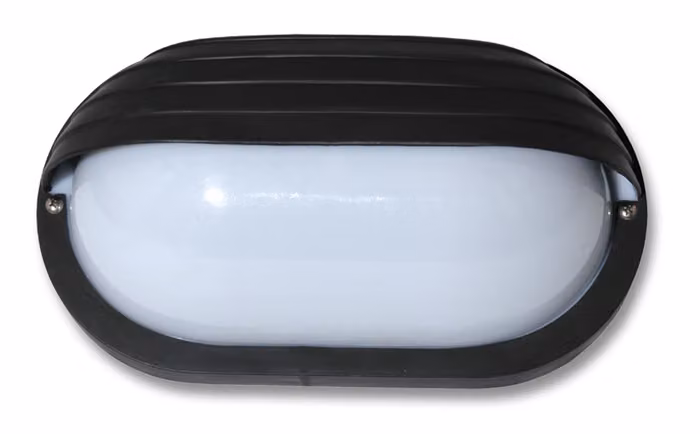 Ecolite WH2606-CR Lampada da parete per esterni NEPTUN nero