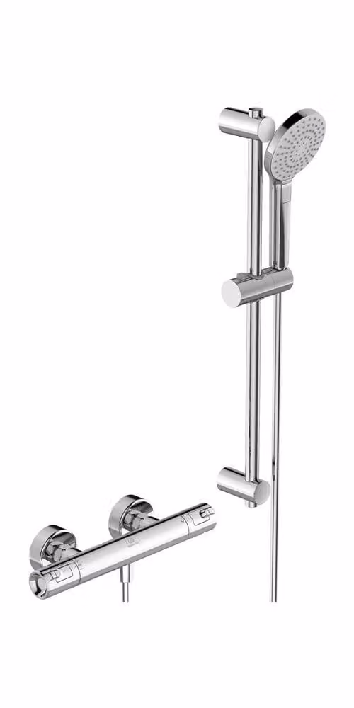 Combinazione doccia Ideal Standard con termostatico doccia Ceratherm T50 a parete A7217AA cromo