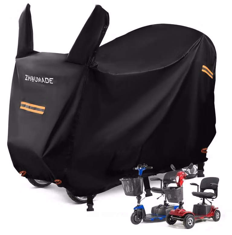 Copertura impermeabile in tessuto Oxford per scooter elettrici, dimensioni 124x58x99 cm, adatta per sedie a rotelle elettriche, scooter elettrici e altri veicoli elettrici