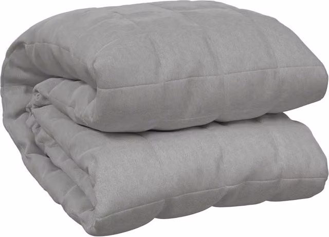 Coperta Ponderata Grigia 220x260 cm 15 kg Tessuto