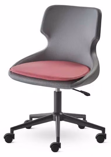 Bürostuhl Schwarz Bordeaux Arbeitszimmer Flur Diele Foyer Modern Büro