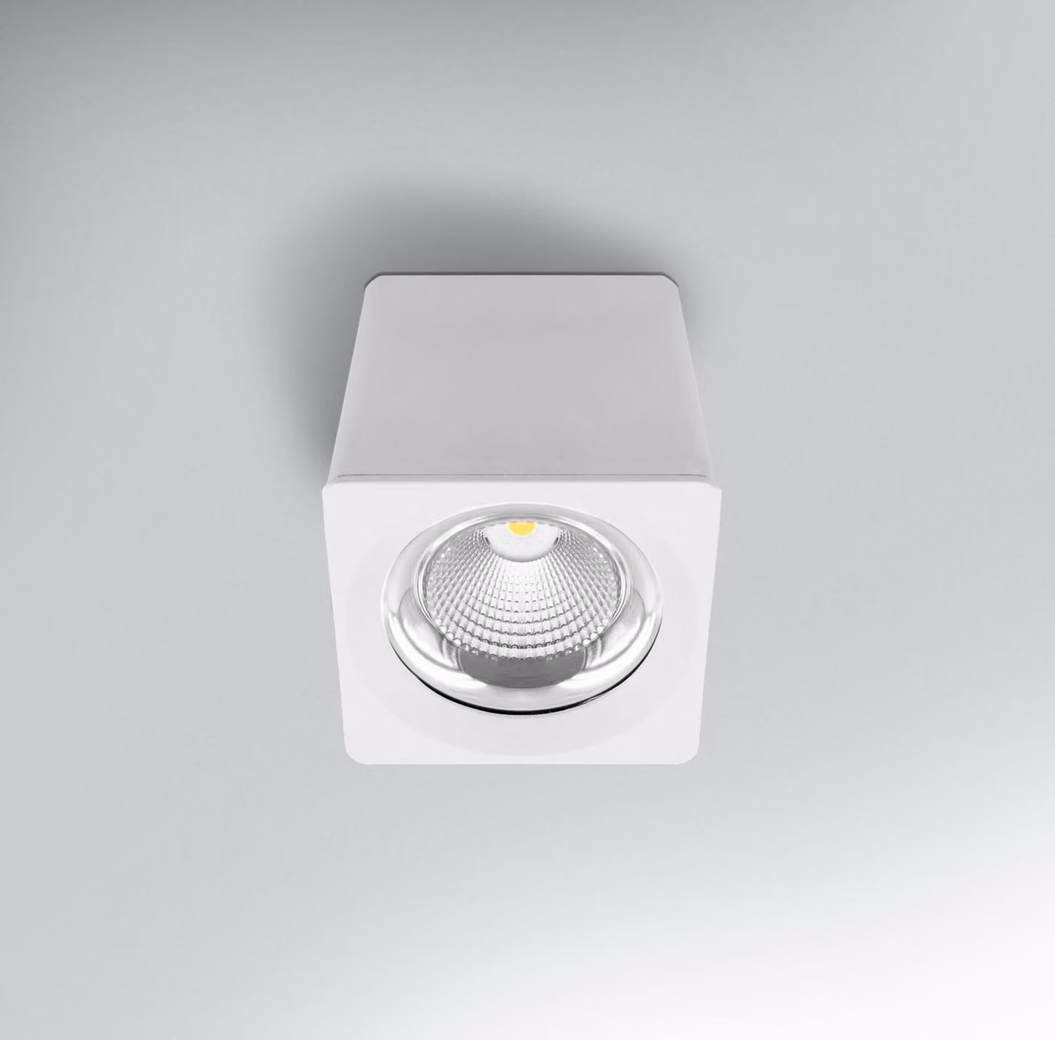 Plafoniera a LED CENTURY QUBE BIANCA 131x131x133 mm 15 W 230 V 3000 K 45° IP20