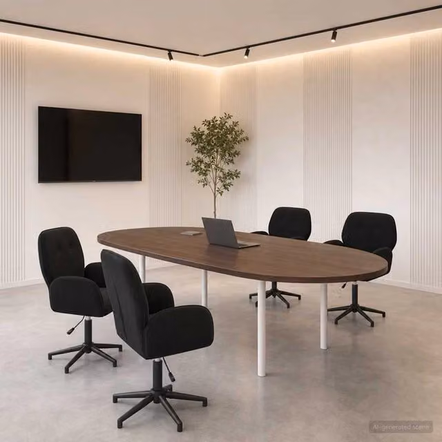 Sedie da scrivania girevoli 4 pz Velluto 54 x 55 x 90 cm Nero 3428334
