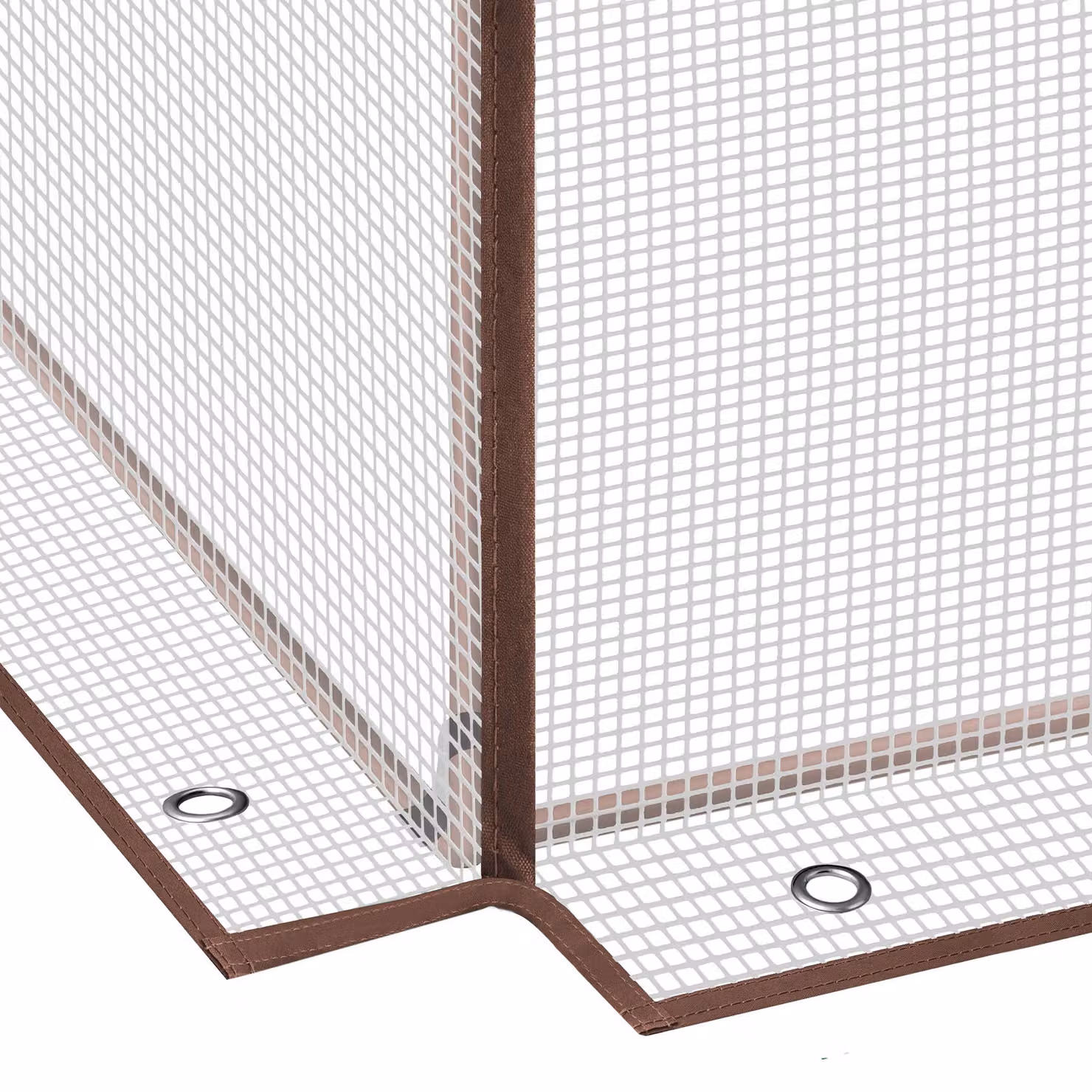 Serra in plastica e acciaio tectake trasparente, resistente alle intemperie, L/P/H: 200 x 77 x 170 cm – 1