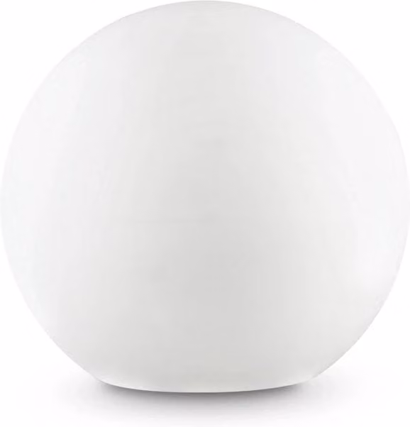 Piantana da esterno Ideal Lux Sole Sfera bianca in plastica con attacco E27 per giardino e terrazzo