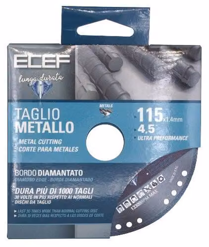 DISCO DIAMANTATO PER FERRO Ø 115 mm