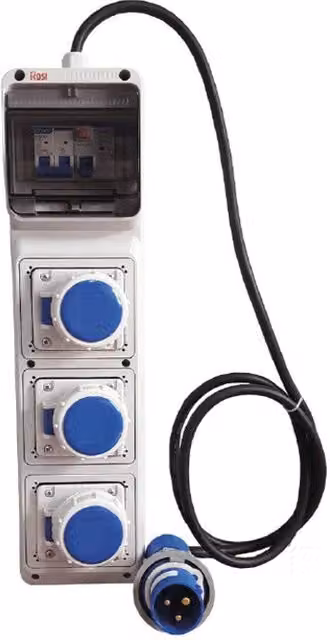 Quadro Elettrico di Distribuzione Rosi 2260 Trifase 220V Bianco