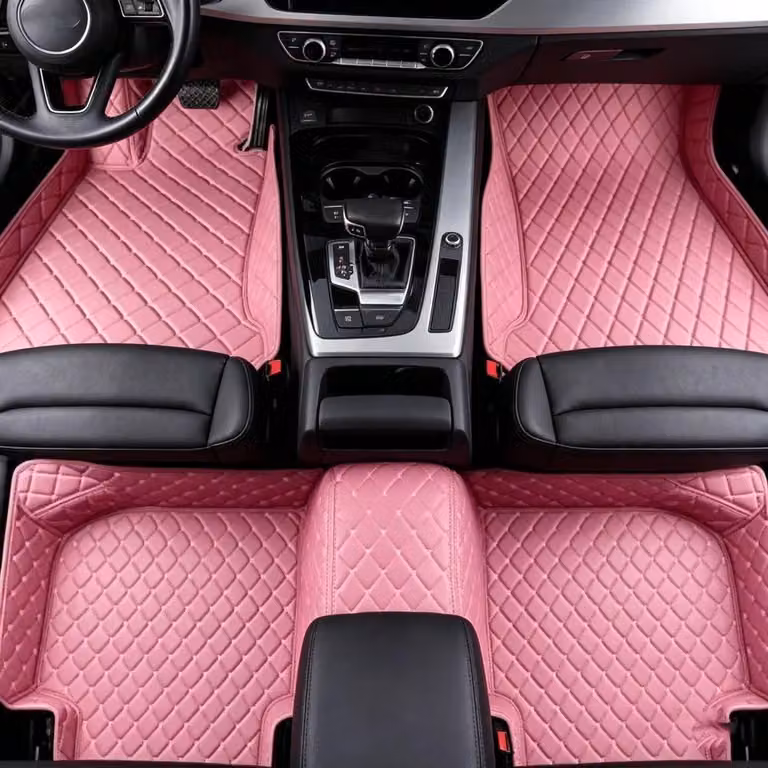 Tappetini per auto, resistenti allo sporco, su misura, disponibili in 11 colori