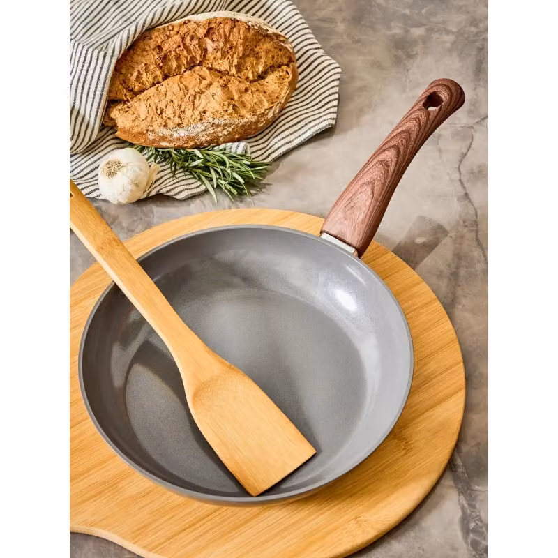 Set di 6 Padelle Casa Collection in Alluminio Forgiato 32 cm con Rivestimento in Ceramica Safe&sure Grigio – 2
