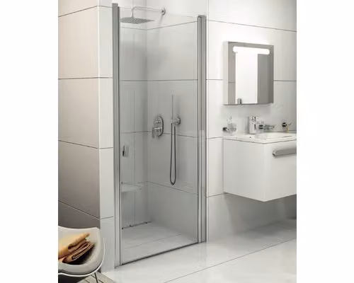 Ravak Chrome CSD1-90 alu brillante+porta doccia trasparente 0QV70C00Z1