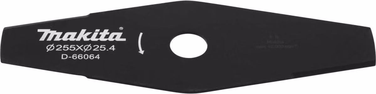 Makita - Lama per spazzola - per erbacce, erba secca - 255 mm - 2 denti - per P/N DUR368AZ