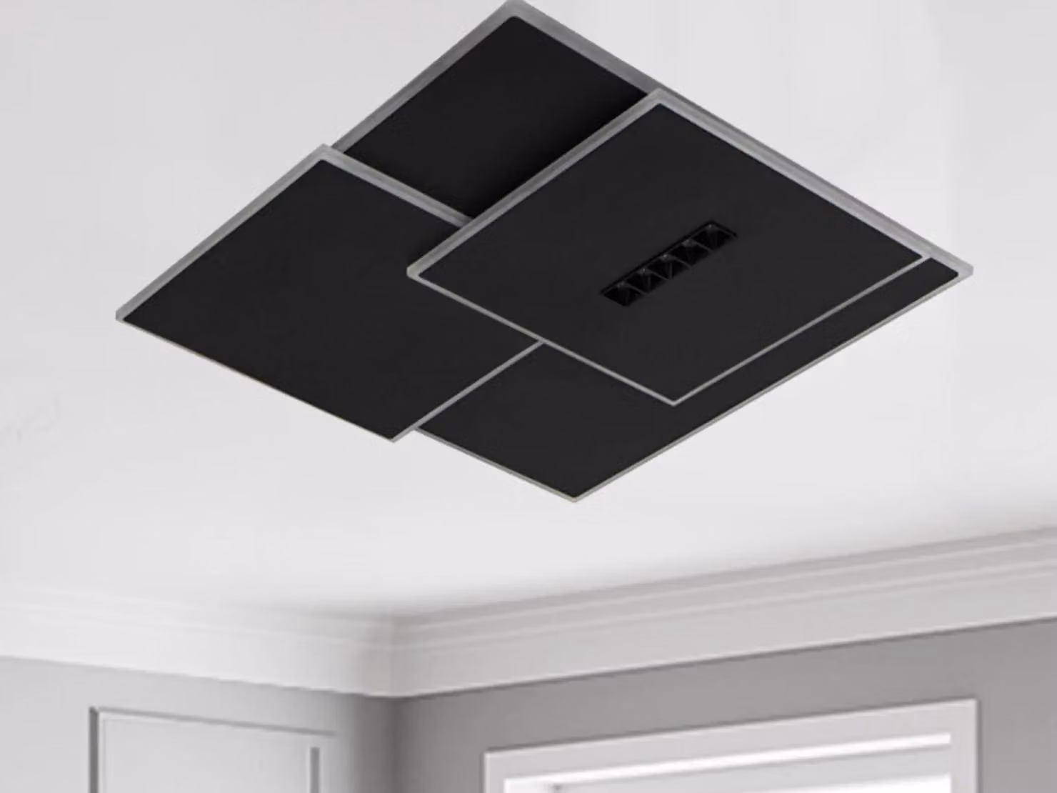Lampada a soffitto a LED con telecomando, 95W - TA1323/B