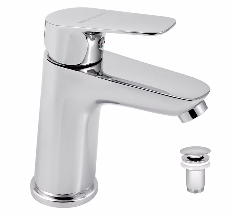 Miscelatore a leva per lavabo Novaservis Titania Cromo puro con bocca di erogazione 90303,0