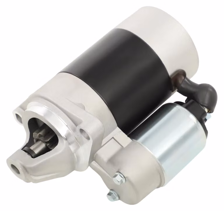 Motorino di avviamento - 12 V, 1 kW - 8 denti, rotazione in senso orario, compatibile con 170F, 173F, 178F, 186F, 188F Diesel, per motozappa/trattore - Argento