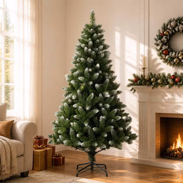 vidaXL Albero di Natale artificiale 240 cm PVC e Metallo Verde