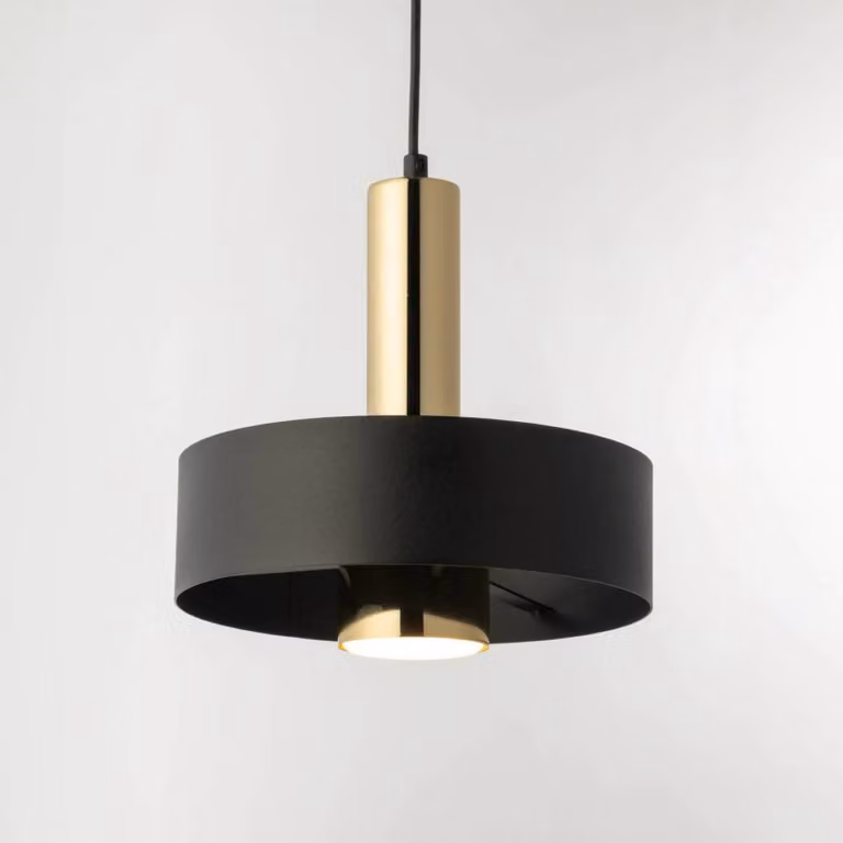 Lampada a sospensione Rif Lux SIGMA, dimmerabile, Nero, Soggiorno / Sala da pranzo, Metallo, Moderno, Lampada a sospensione