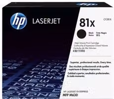Toner Originale HP 81X CF281X Nero per Stampa Laser con Resa 25000 Pagine