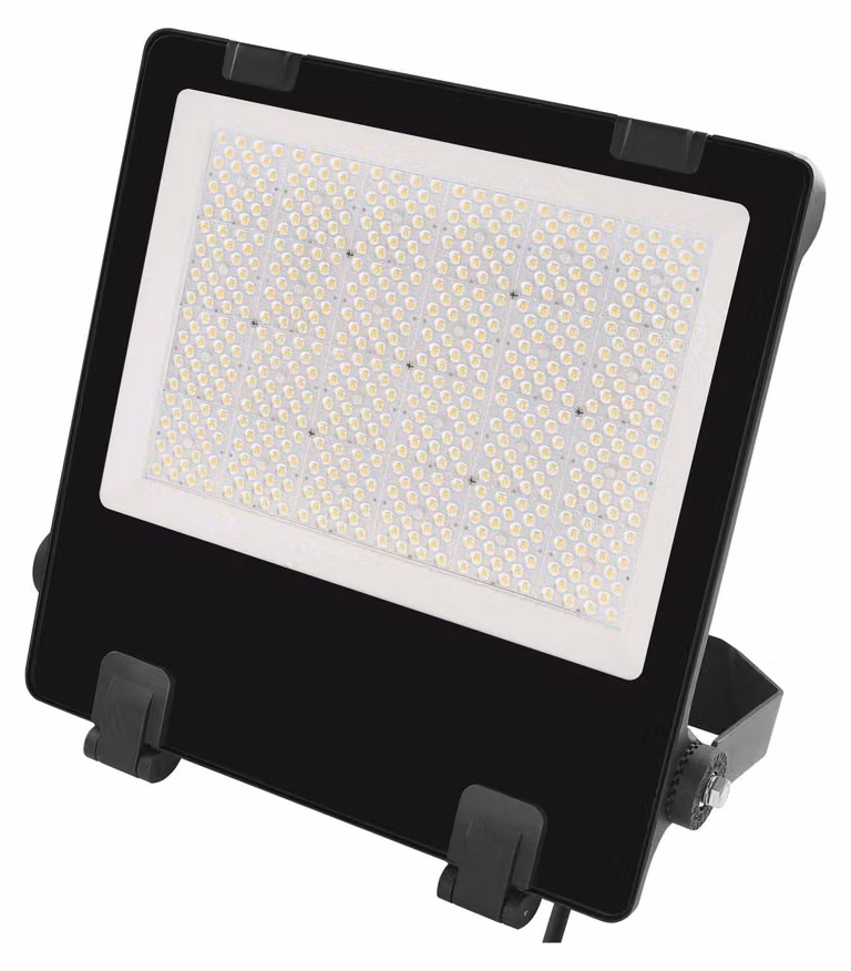 EMOS faretto LED dimmerabile AVENO 300W, proiettore in alluminio impermeabile IP66 per uso interno ed esterno, luminosità 48000lm, bianco neutro 4000K, ZS2473