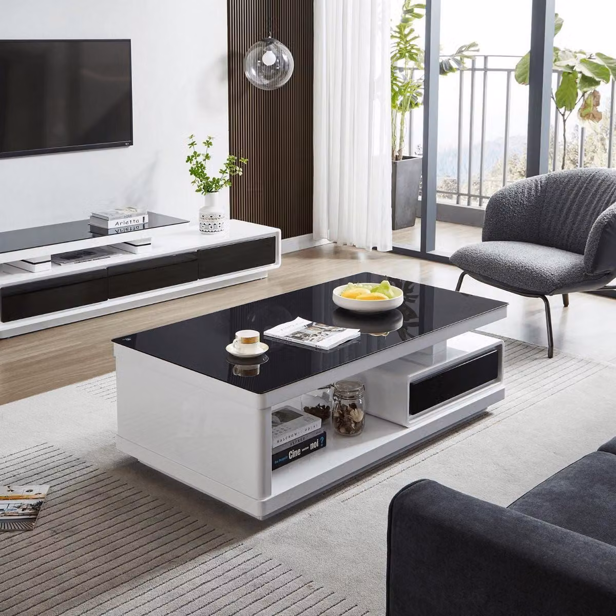 Luxus Couchtisch Ablagetisch Beistelltisch Glastisch Moderne Möbel Design