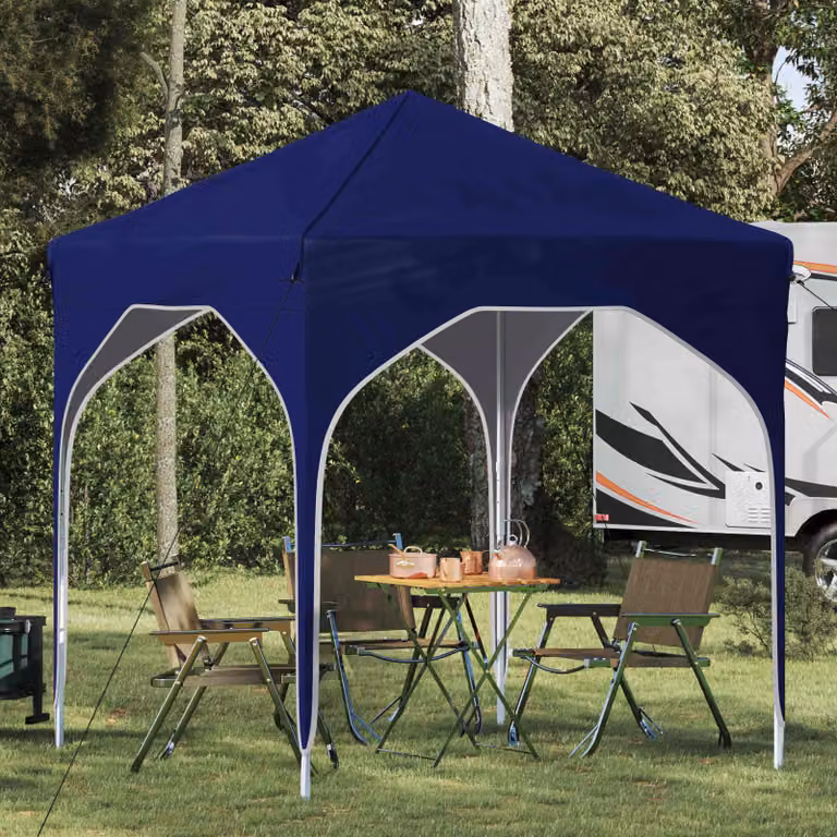 vidaXL Tenda per feste a pop-up blu L/P/H: 194 x 194 x 245 cm