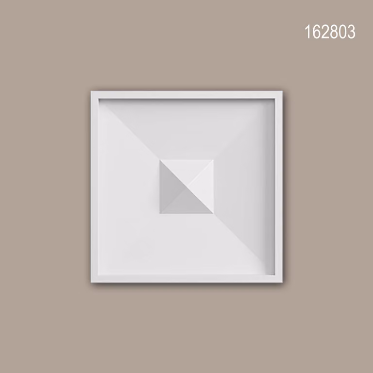 Profhome 162803 Zierelement Dekorelement Stuck Ornament 7,6 x 7,6 cm
