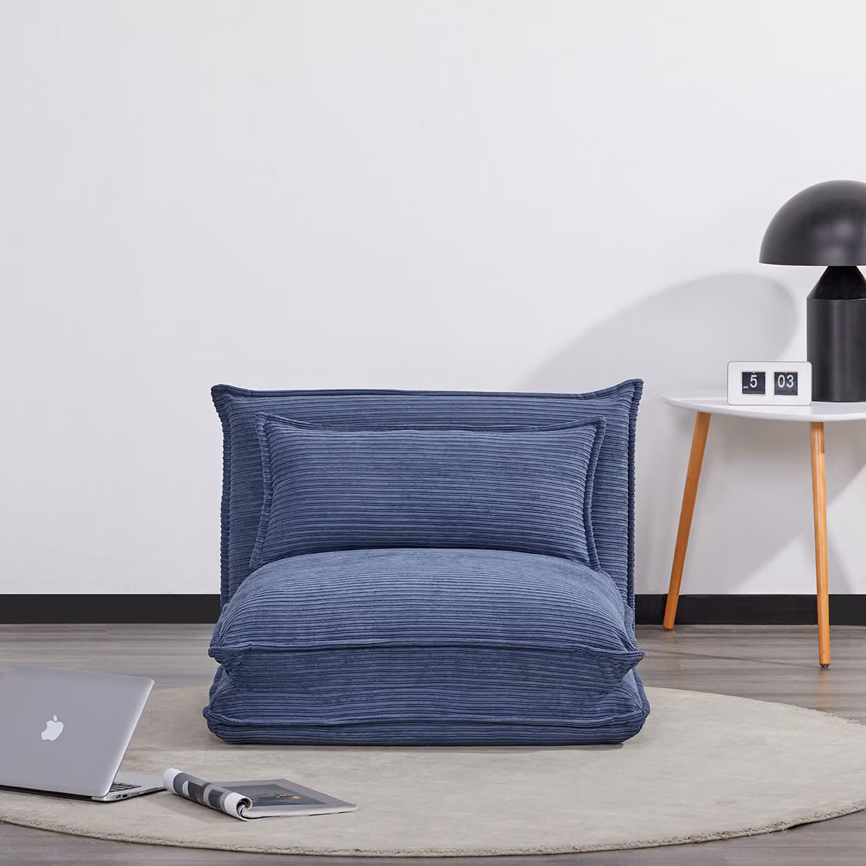 Divano Letto Futon KUMO Blu Singolo