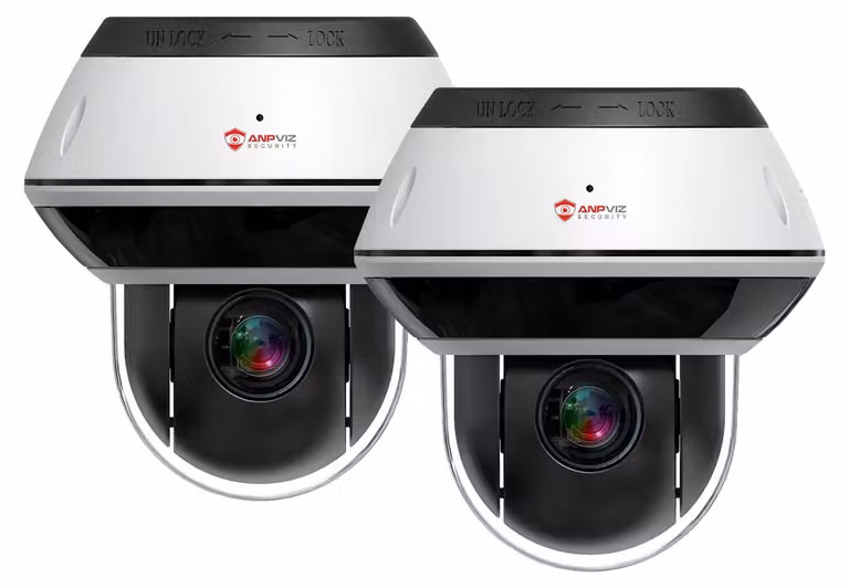 Telecamera dome IP, risoluzione 4K, zoom ottico 5x, telecamera 2PC da 8MP, zoom da 2,8-12mm
