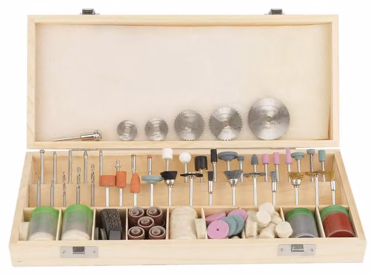 Set di accessori per utensili rotanti - 242 pezzi - Kit multifunzione per levigatura e lucidatura