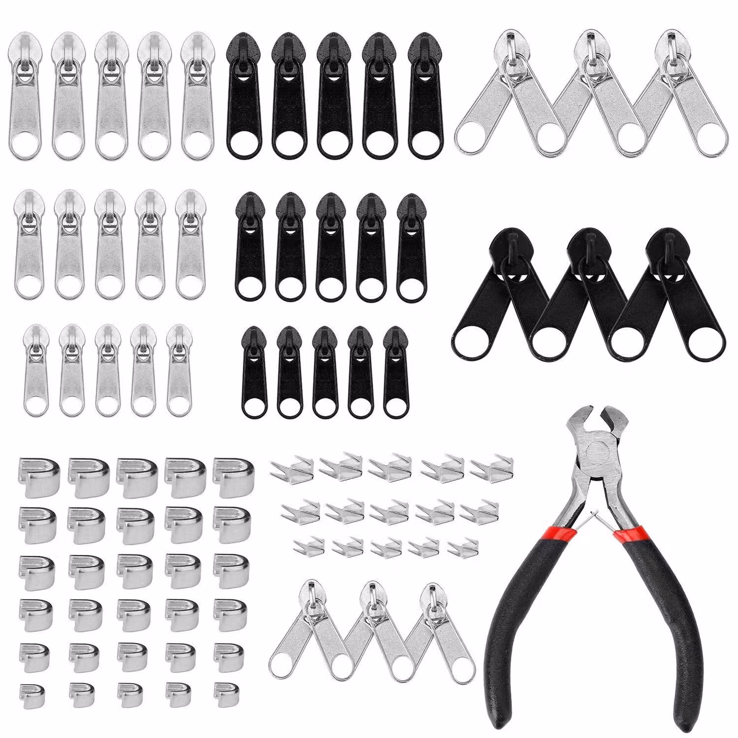 Kit di riparazione di cerniere da 85 pezzi, completo di strumenti per diverse applicazioni