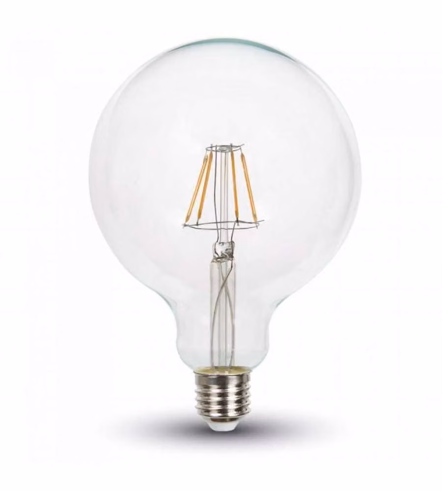 Lampadina LED E27 6W G125 Filamento 6400K