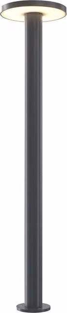 Paletto LED Maytoni Wald da 12W per esterno, luce bianco caldo 3000K, colore grafite, protezione IP65 – 1
