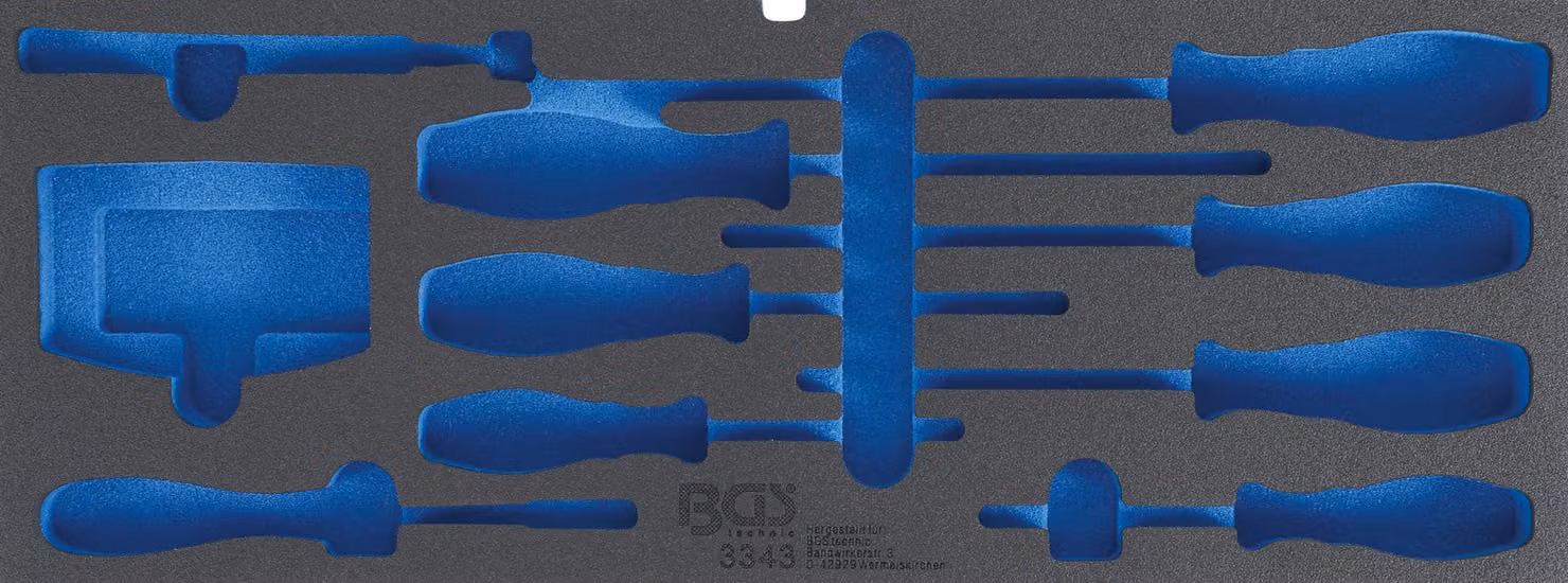 Inserto in schiuma BGS per Art. 3312 vuoto per Art. 3343 - 3343-1