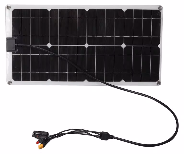 Pannello solare da esterno - Potenza: 100 W - Tensione di uscita: 18 V - Caricabatterie solare portatile