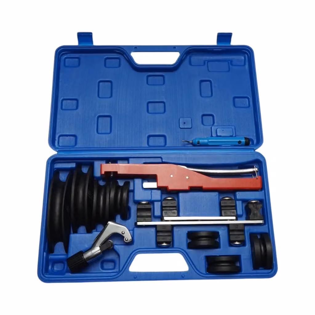 Set per piegatura tubi HVAC/R Breckner Germany da 6-22 mm con tagliatubi 4-28 mm e sbavatore multicolore – 2