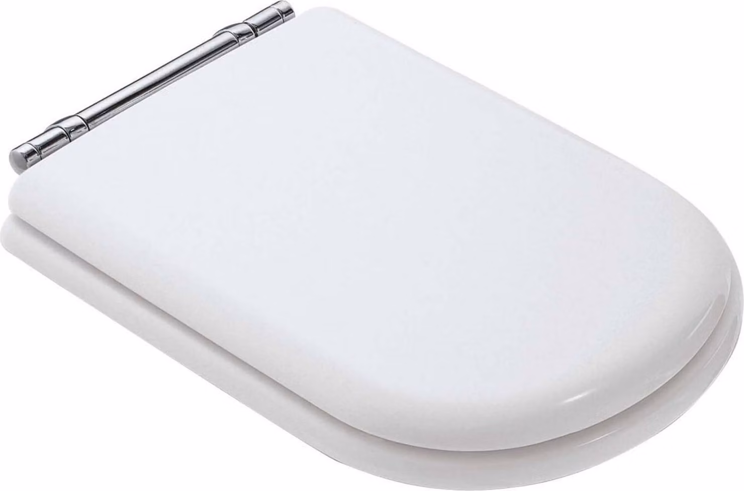 Ideal Standard sedile WC CALLA con coperchio, cerniere cromate bianco