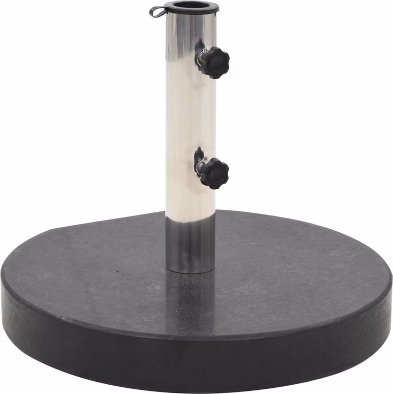Base per Ombrellone in Granito 28,5 kg Circolare Nera