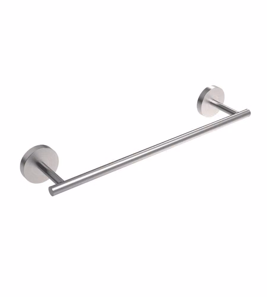 Metaform Portasciugamani da Parete 30 cm Satinato in Acciaio Inox