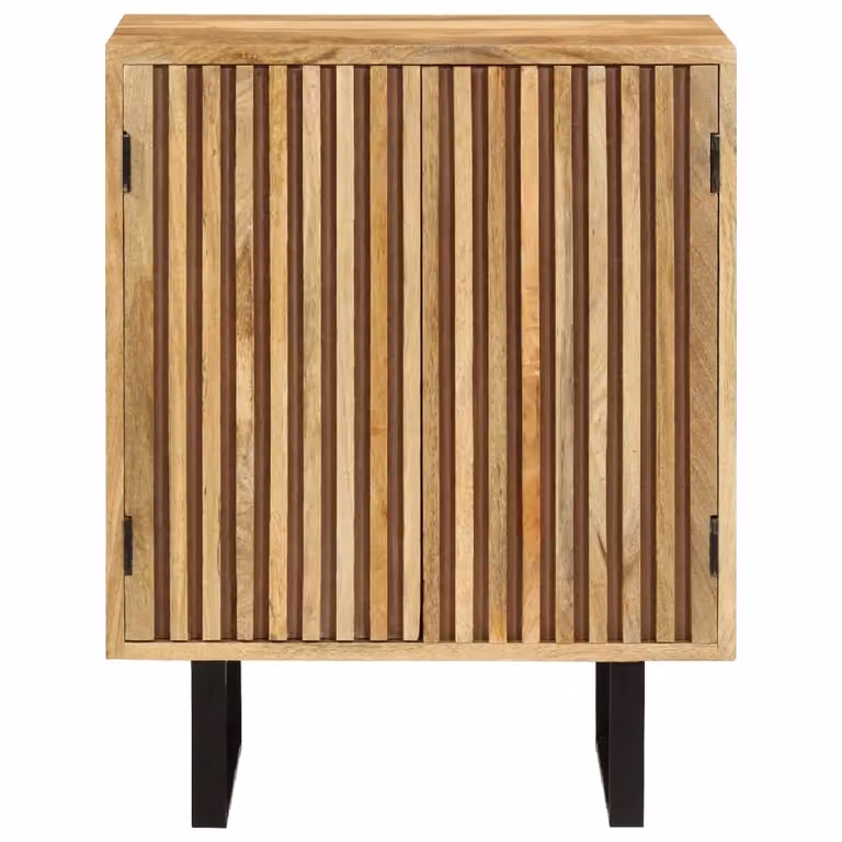 vidaXL Credenza a 2 ante 55x35x70 cm in legno massiccio di mango