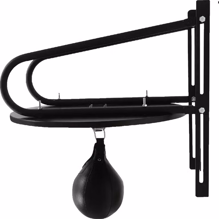 Piattaforma Speedball, altezza regolabile, struttura in acciaio resistente, nero