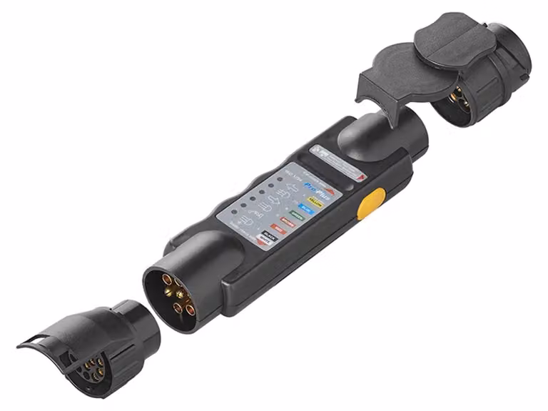 Set di tester per prese a 7 poli 12V con 2 adattatori