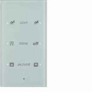 Berker 75143930 Sensore in vetro a 3 pulsanti Comfort Glas, bianco polare Sensore Berker TS