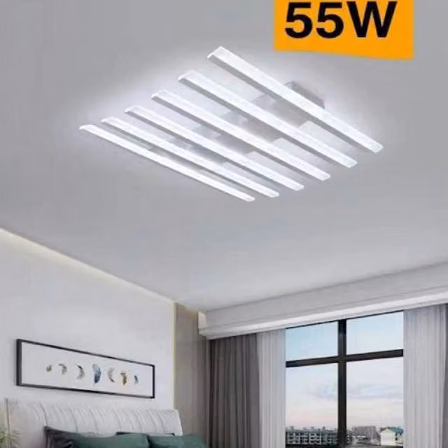 Plafoniera LED Moderna Trade Shop C47-b Bianca con Luce Regolabile 55W