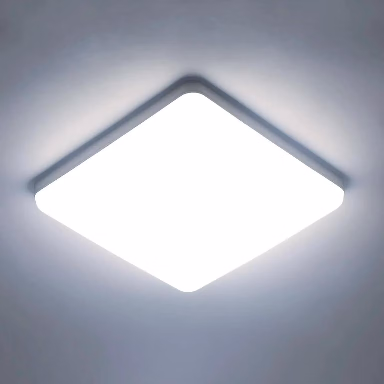 Pannello LED - Modello A5757 - Quadrato - Ultrapiatto - 36 W - Bianco freddo - Non dimmerabile - Bianco