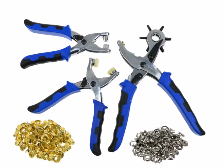 GEKO Set di pinze per punzonatura 3 pezzi G01825
