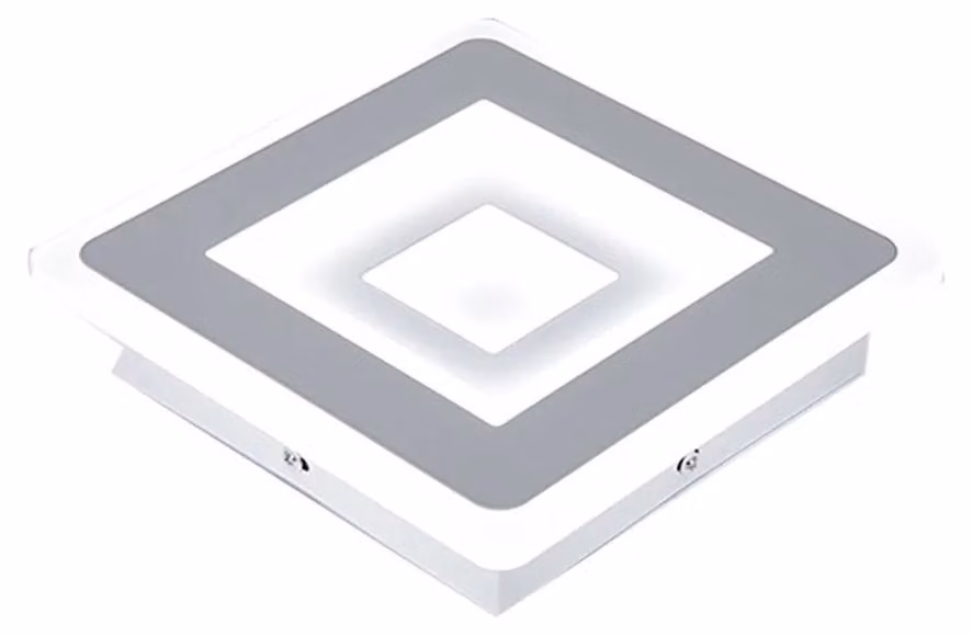 Pannello LED A6410 - Design moderno - 28 W - Luce bianca fredda 6500 K - Non dimmerabile - Materiali: acrilico e ferro - Colore: bianco