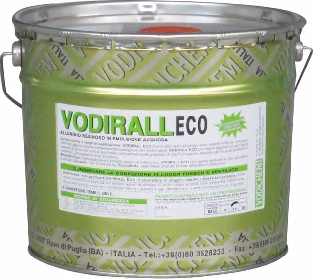 Alluminio Resinoso Vodichem KG18 Argento Opaco Lucido 18 kg