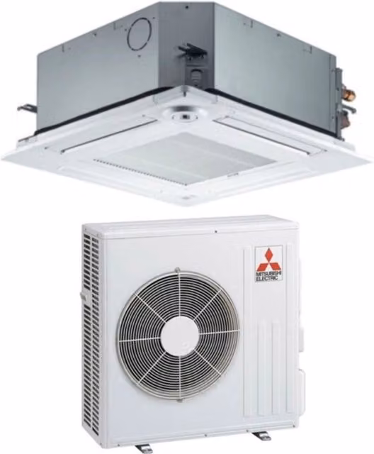 Climatizzatore Condizionatore Mitsubishi Electric Inverter a Cassetta SLZ-M60FA 21000 Btu Classe Energetica A++ con Telecomando e Griglia Inclusi e Wi-Fi Opzionale