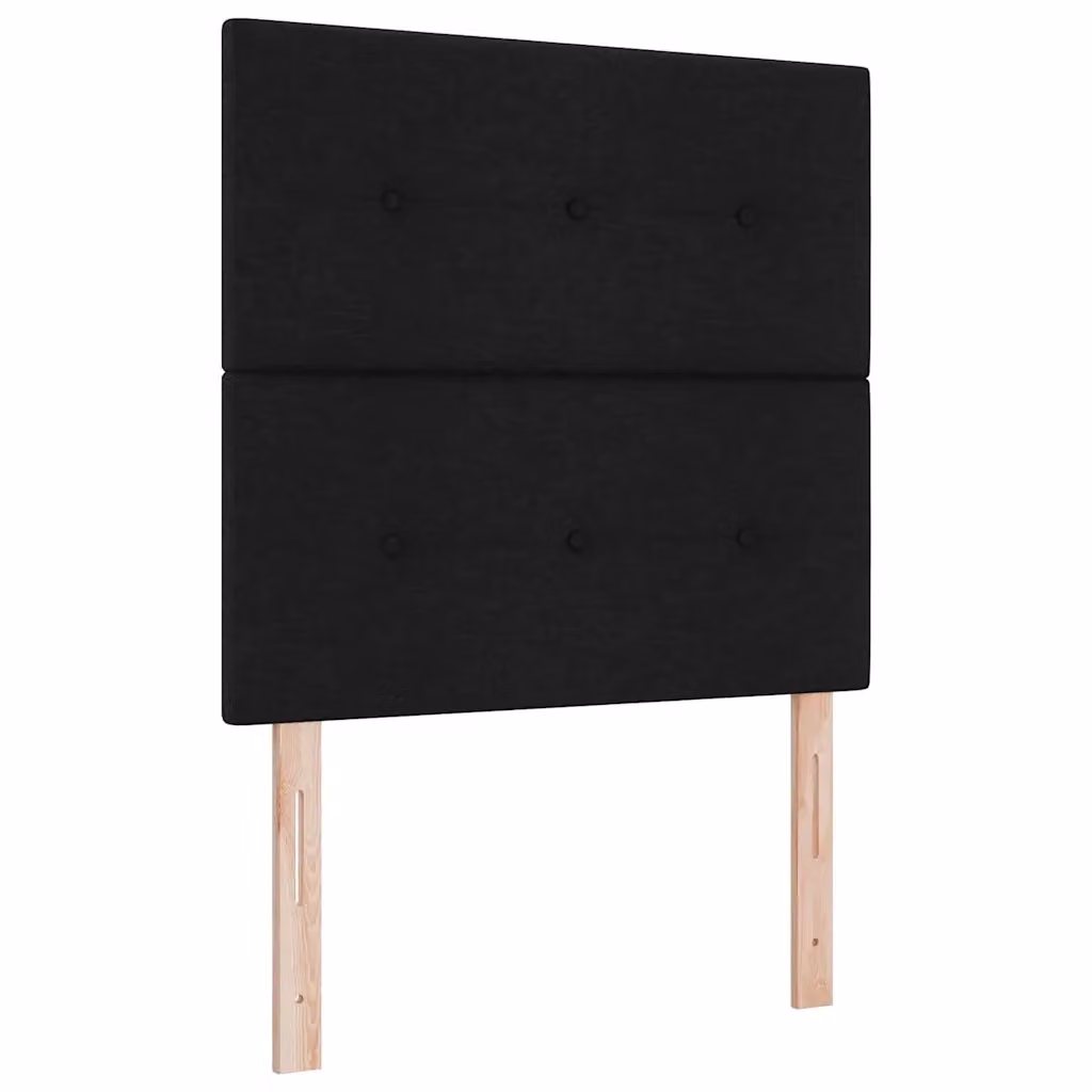 Letto a molle con illuminazione LED vidaXL in tessuto nero L: 100 cm, P: 200 cm, H: 140 cm – 2